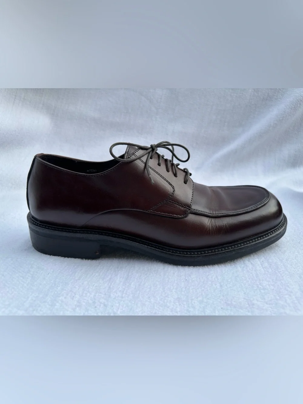 Like New Kenneth Cole Made in Italy Men’s  Leather Shoes Dark Brown Size 10
